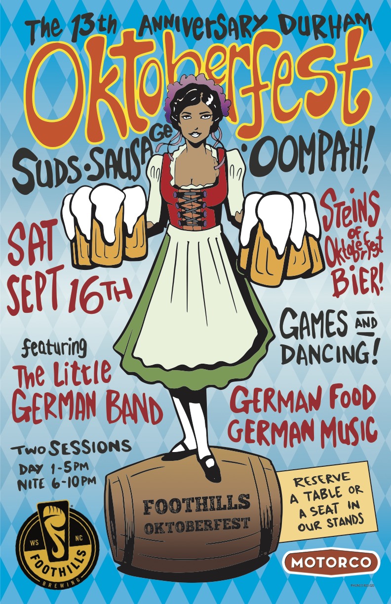 13th Annual Durham OKTOBERFEST Motorco Music Hall