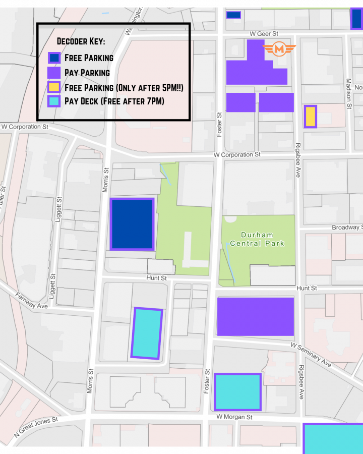 Parking map