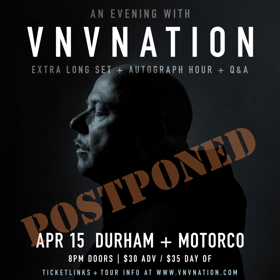 VNV Nation Postponed