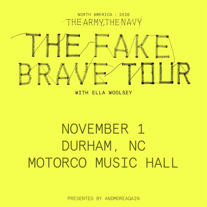The Army, The Navy : The Fake Brave Tour 2026